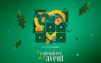 Le calendrier de l'avent géant